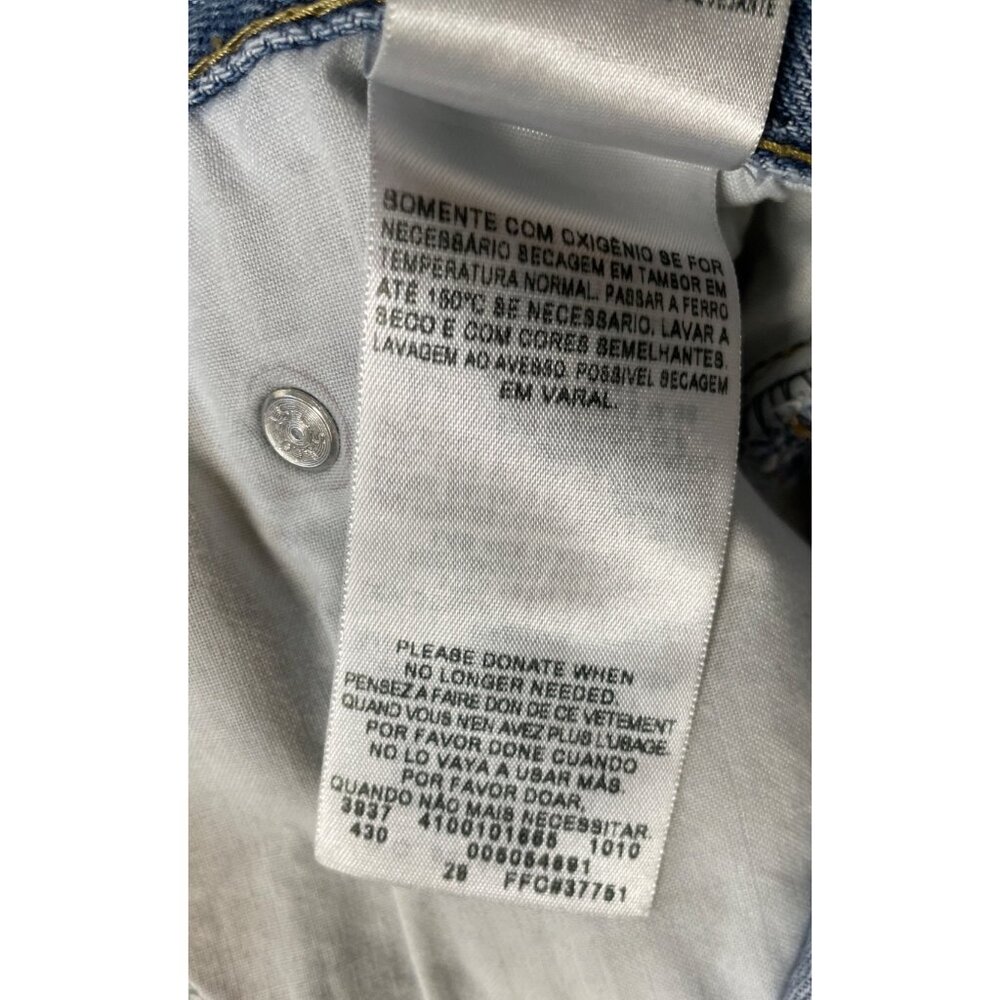 Levi's 505 Straight Fit Straight Leg Blue Denim Jeans Pants Men's 42 x 30 - Picture 10 of 10